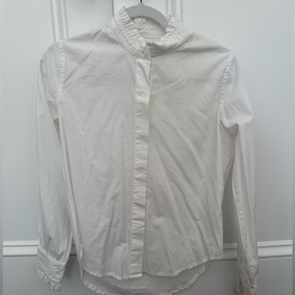 Women’s Button Down with Ruffle